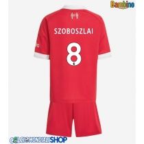 Maglie da calcio Liverpool Dominik Szoboszlai #8 Prima Maglia Bambino 2025-26 Manica Corta (+ Pantaloni corti)